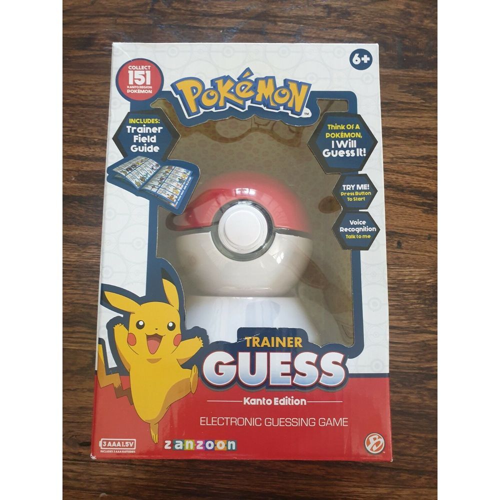 Pokemon Trainer Guess: Kanto Edition Electronic Game - New & Sealed in Box